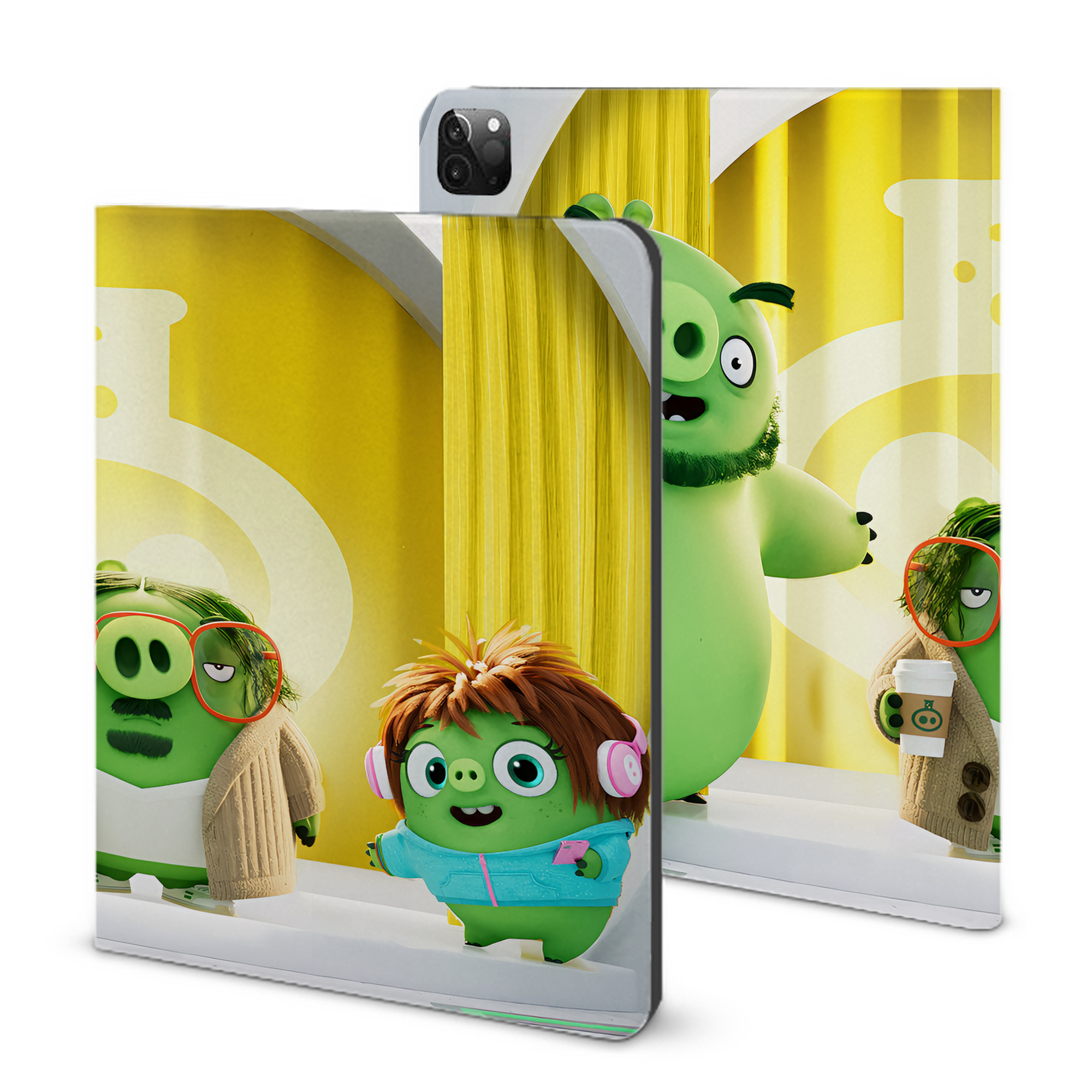 （画像用） Angry Birds アングリーバード IPadケース ペンホルダー付き ブックスタイルデザイン